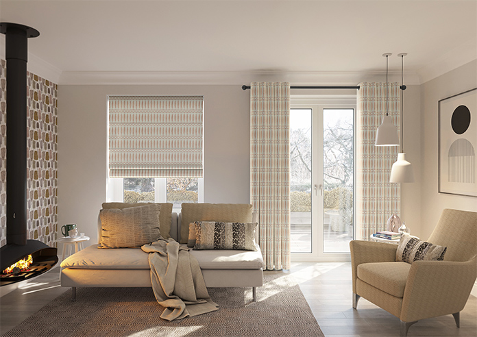 Nazca, Rose Gold - Made to Measure Curtains - Image 14